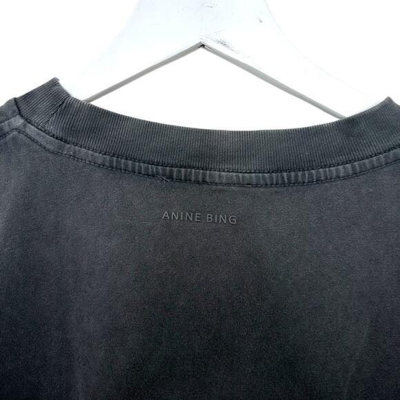 Anine Bing New York Graphic T-Shirt Black Size Small - Picture 6 of 7